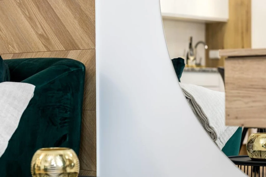 Detal wnętrza apartamentu w Toruniu