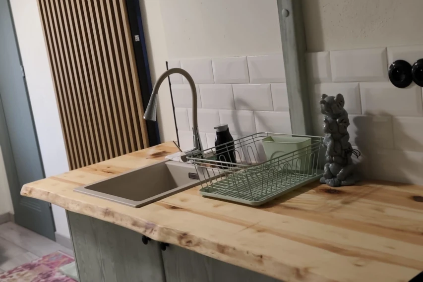 Blat kuchenny w apartamencie w Toruniu