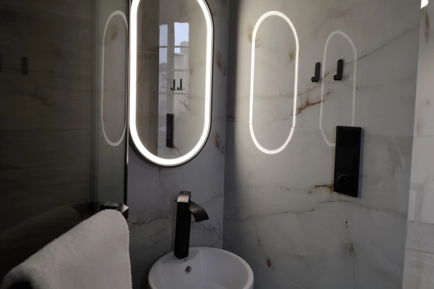 Śliczna łazienka w apartamencie w Toruniu